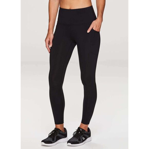 Solid Color Leggings With Side Pockets - Picture 10 of 10